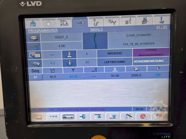 élhajlító prés LVD PPEC-7 135/30