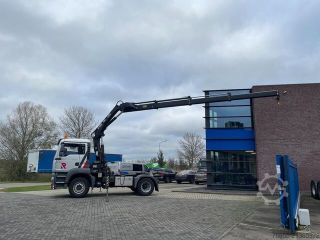 Standard-SZM MAN TGA 18.310 Hiab 166 E-3 HIDUO Crane-Kran + Remo...