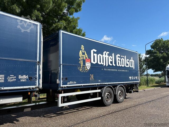 Gesloten bak WEB Trailer ZPRASQ 18 GETRÄNKE / BPW / DISC / LOADING LIFT