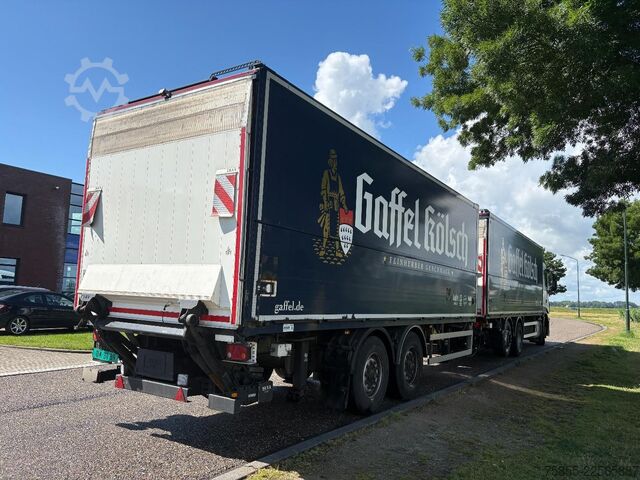 Gesloten bak WEB Trailer ZPRASQ 18 GETRÄNKE / BPW / DISC / LOADING LIFT