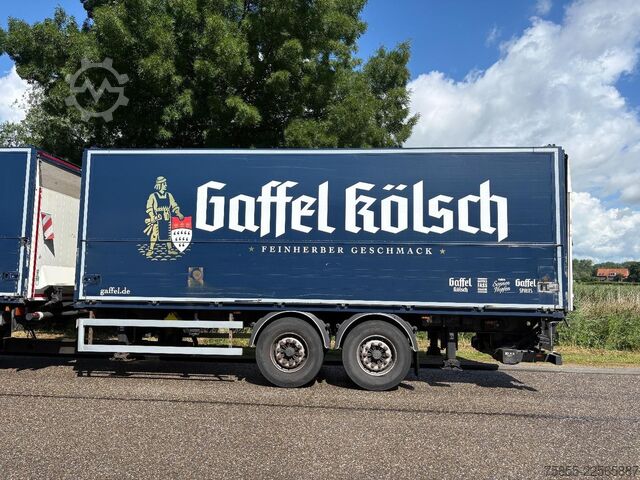 Gesloten bak WEB Trailer ZPRASQ 18 GETRÄNKE / BPW / DISC / LOADING LIFT