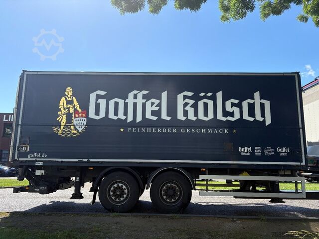 Gesloten bak WEB Trailer ZPRASQ 18 GETRÄNKE / BPW / DISC / LOADING LIFT