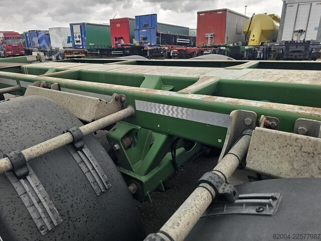 Containervervoer D-TEC VCC-01 FLEXITRAILER/ALL CONNECTIONS/ APK/TUV 26...