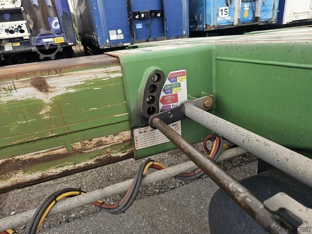 Containervervoer D-TEC VCC-01 FLEXITRAILER/ALL CONNECTIONS/ APK/TUV 26...