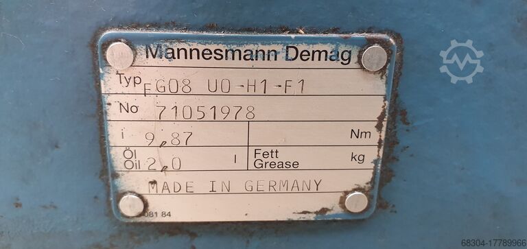 Reductores DEMAG / reductores para grúas DEMAG FG 08 - 2 Stück / AF12 - 4 Stück