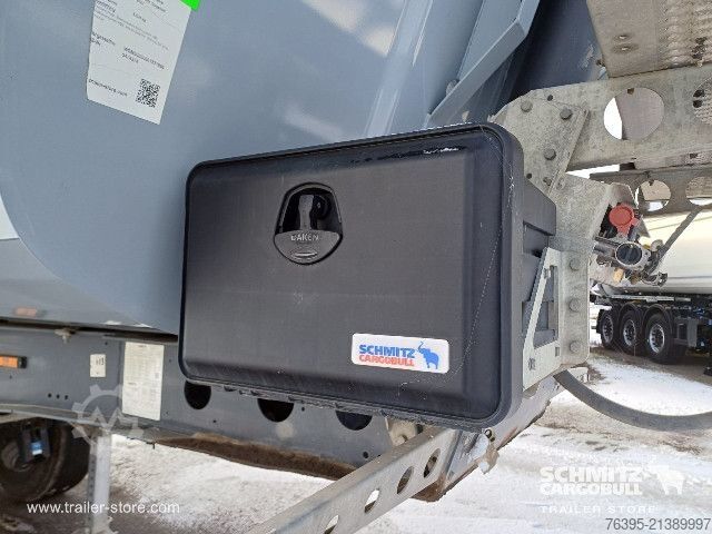 Semi-reboque basculante Schmitz Cargobull Semitrailer Tipper Steel half pipe body 25m³