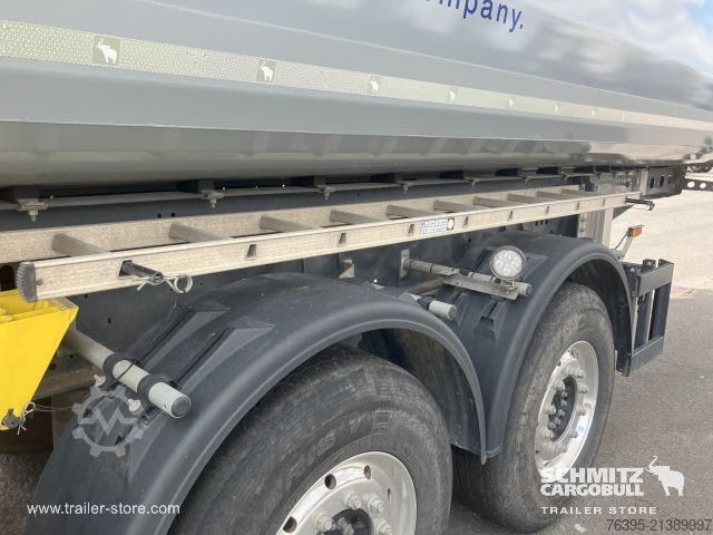 Semi-reboque basculante Schmitz Cargobull Semitrailer Tipper Steel half pipe body 25m³