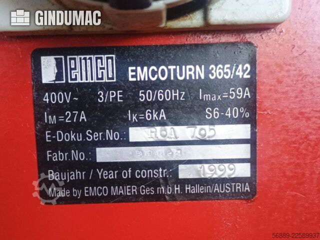 EMCO EmcoTurn 365 MC EMCO EmcoTurn 365 MC