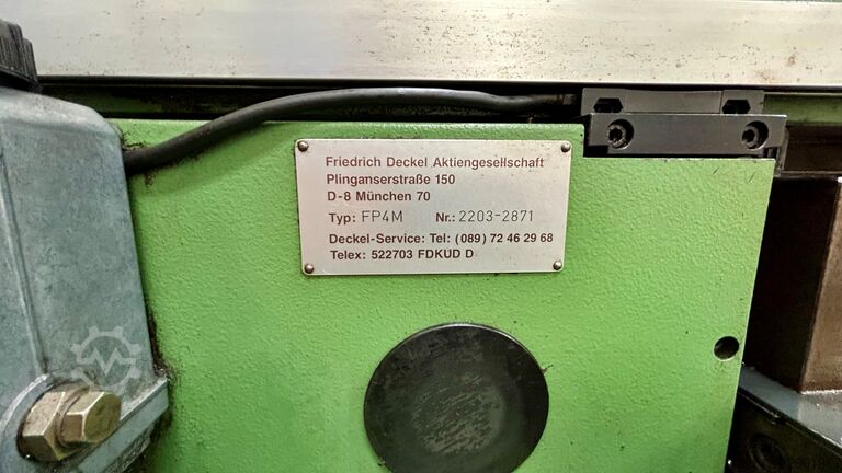 Verktygsfräsmaskin Friedrich Deckel FP4M