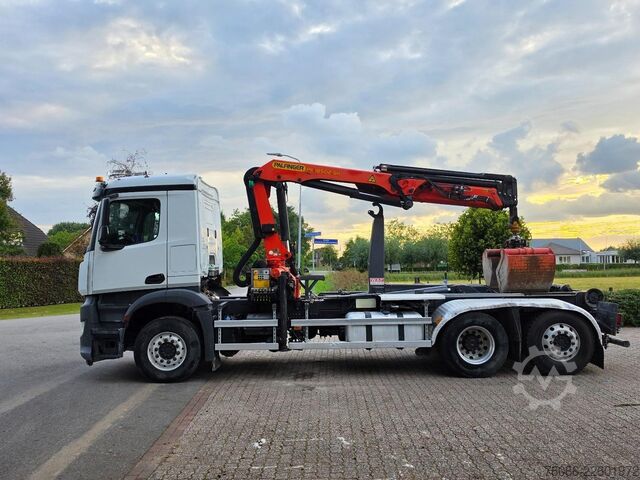 Hakenarmsystem Mercedes-Benz Arocs KRAAN/HAAK!! EURO6!! BELGIUM TRUCK!