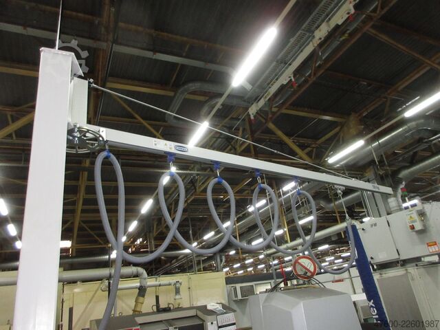 Żuraw słupowy obrotowy, żuraw obrotowy, wysięg 4,6 m, udźwig 50 kg Schmalz Jumbo Flex Drehkran Vacuumsauger Vacupowerlift Vacuum Sauger Saugheber