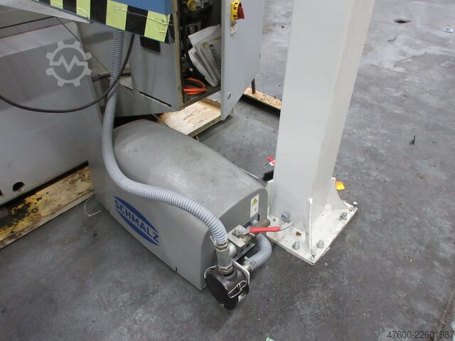 Żuraw słupowy obrotowy, żuraw obrotowy, wysięg 4,6 m, udźwig 50 kg Schmalz Jumbo Flex Drehkran Vacuumsauger Vacupowerlift Vacuum Sauger Saugheber