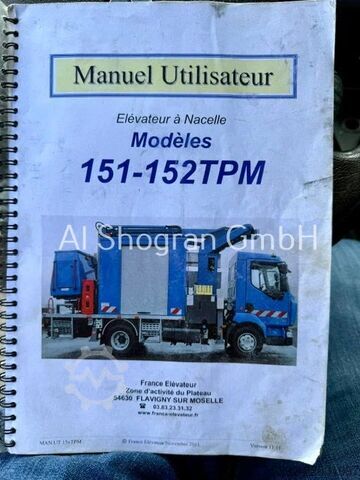 Platforma za podizanje Renault Midlum 180 Arbeitsbühne / 15mtr / Euro5