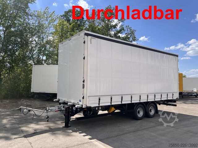 Remorque ouverte avec bâche Möslein TPW 105 D Schwebheim  Tandem- Planenanhänger Durchladen