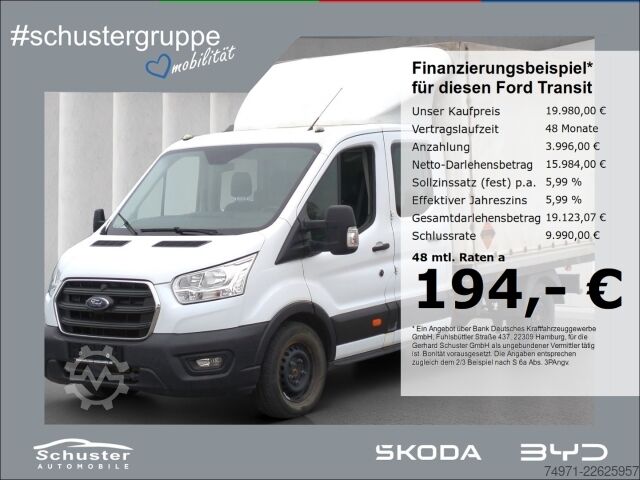 Camião plataforma com lona Ford Transit Pritsche+Plane AWD DoKa L3 3,5t*7-Sitzer