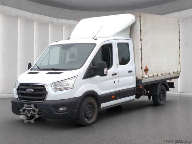 Camião plataforma com lona Ford Transit Pritsche+Plane AWD DoKa L3 3,5t*7-Sitzer