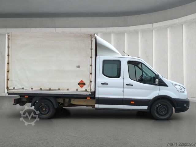 Camião plataforma com lona Ford Transit Pritsche+Plane AWD DoKa L3 3,5t*7-Sitzer