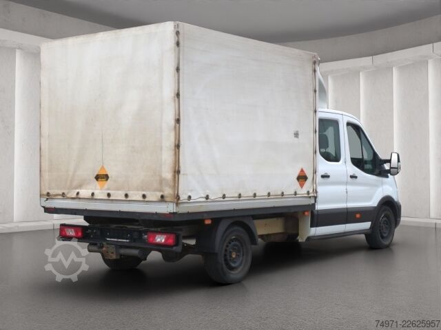 Camião plataforma com lona Ford Transit Pritsche+Plane AWD DoKa L3 3,5t*7-Sitzer