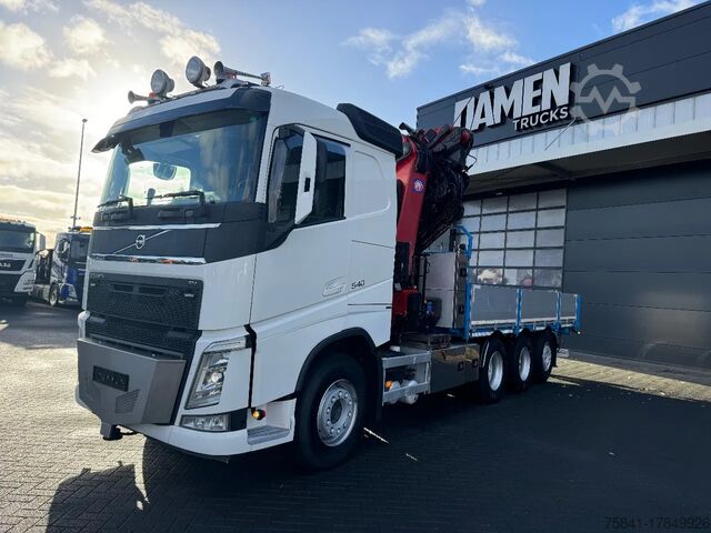 Kranbil Volvo FH 540 8x4 HMF 6020-O K6 + JIB FJ 1200-6