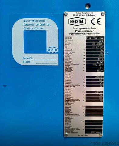 Spritzgießmaschine Netstal EVOS 5500-2000