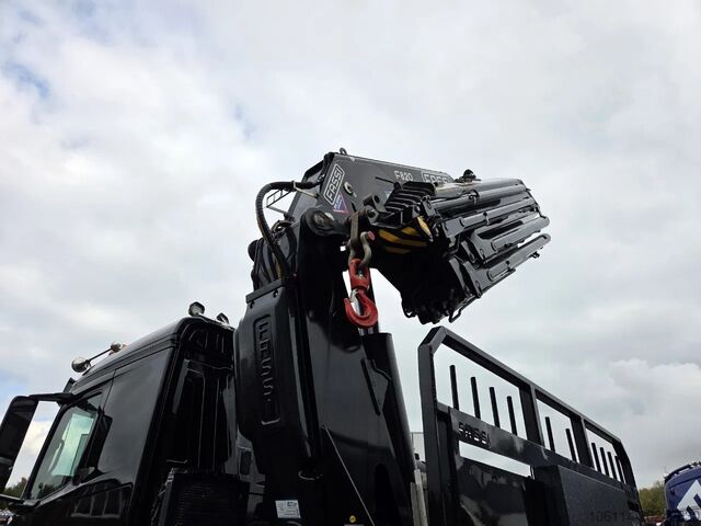 Vrachtwagen met kraan Mercedes-Benz Arocs 8x2 4 Fassi 82TM 2017 euro 6