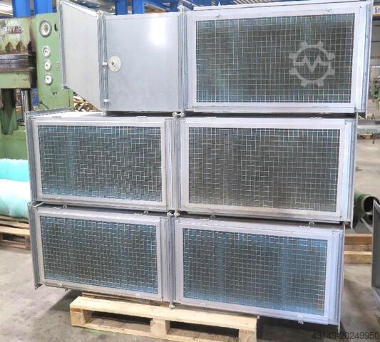 Verfnevelafzuiging + toevoerluchtsysteem Spänex