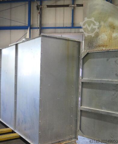 Verfnevelafzuiging + toevoerluchtsysteem Spänex