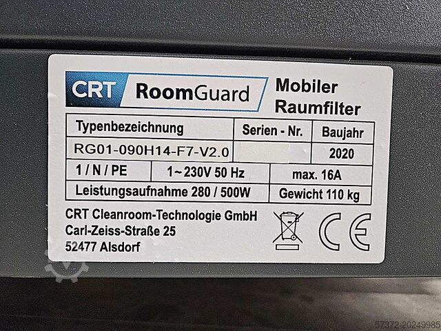Oczyszczacz powietrza CRT RoomGuard RG01