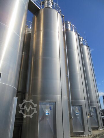 2 x 55 m³ Aluminium silos ø 3.000mm Zeppelin