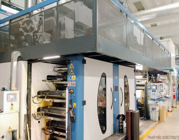 Tandwiel-loze flexodrukpers Koenig and Bauer Flexotecnica XDN8