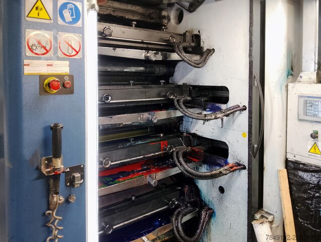 Tandwiel-loze flexodrukpers Koenig and Bauer Flexotecnica XDN8