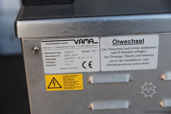 Stroj na zpracování masa Vacuummaschine / Vacuumgerät VAMA VAMA 530 S