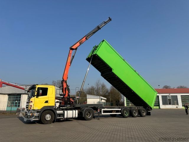 Tippsemitrailer  Reiling Glas Recycling / Palfinger PK 18000