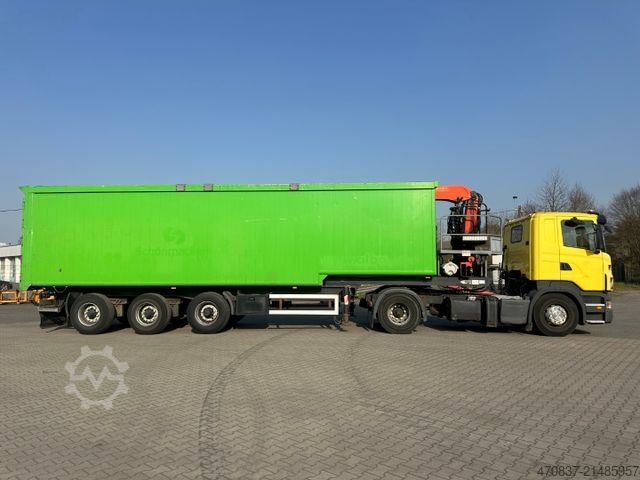 Tippsemitrailer  Reiling Glas Recycling / Palfinger PK 18000
