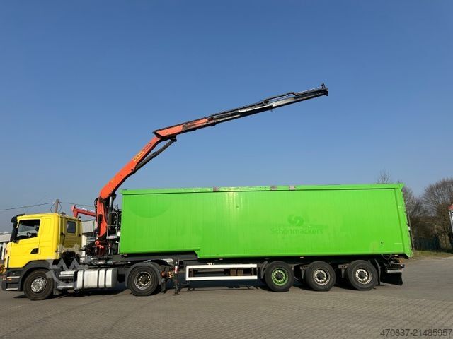 Tippsemitrailer  Reiling Glas Recycling / Palfinger PK 18000