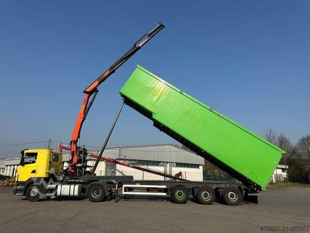 Tippsemitrailer  Reiling Glas Recycling / Palfinger PK 18000