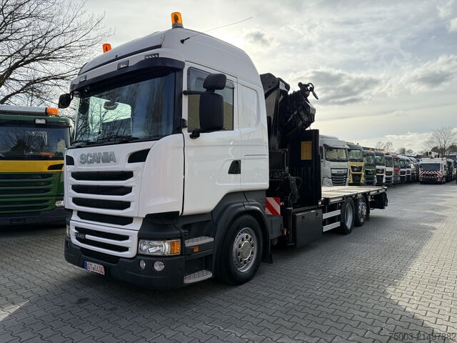 LKW mit Pritsche (offen) Scania R440 6X2*4 Kran HMF 5020 K5