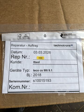 Temperiergerät Technotrans teco cs 90t 9.1