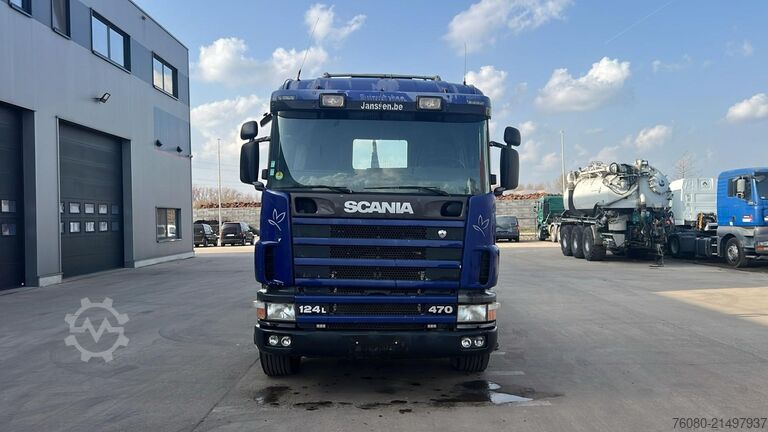 Systém ramene s hákem Scania 124 - 470 (BELGIAN TRUCK / 6X2 / PDE / GOOD CON...