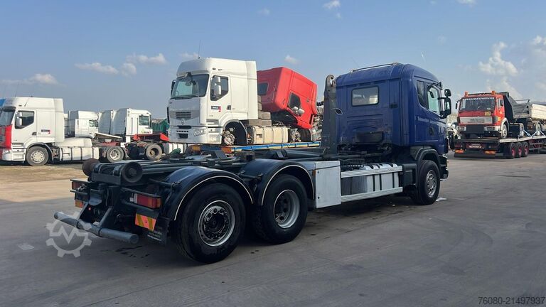 Systém ramene s hákem Scania 124 - 470 (BELGIAN TRUCK / 6X2 / PDE / GOOD CON...