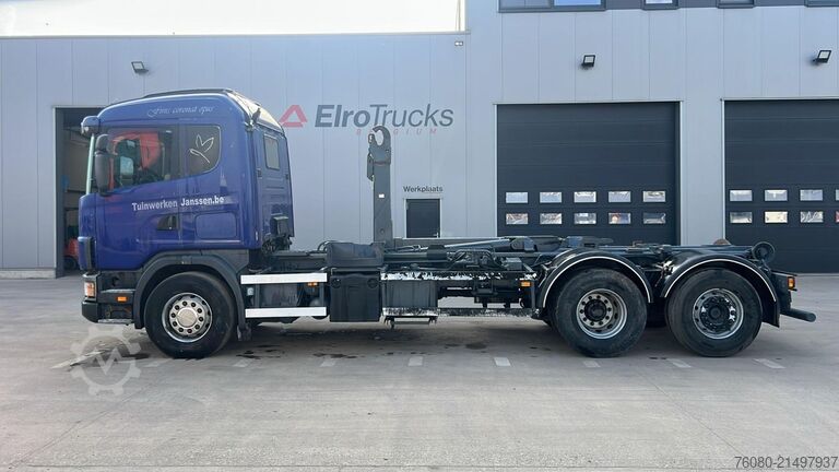 Systém ramene s hákem Scania 124 - 470 (BELGIAN TRUCK / 6X2 / PDE / GOOD CON...