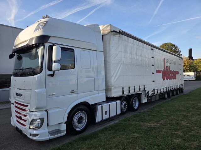 Duże obciążenie DAF XF 530 SSC 6x2/4*JUMBOZUG*Meusburger*7-Achs*Spe...