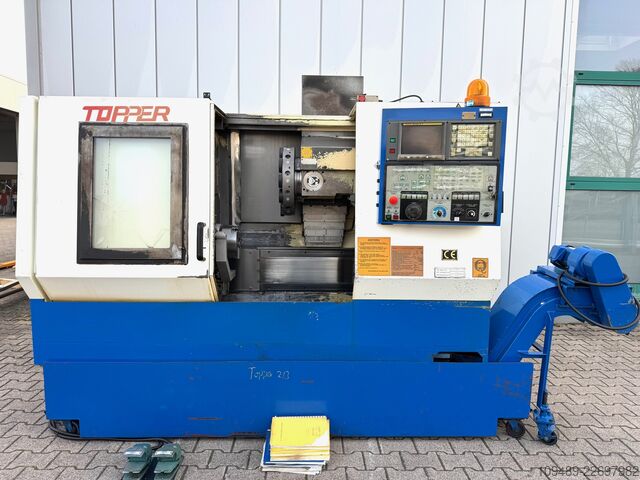 CNC Torna Tezgahı / Tongtai TNL-100 Tongtai -Topper TNL - 100 / Fanuc OT