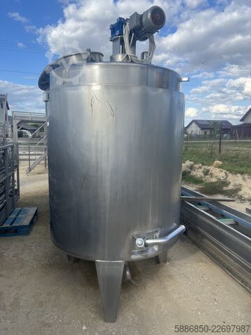 2000-Liter-Tank, isoliert, mit Rührwerk, aus Edelstahl (Inox)  