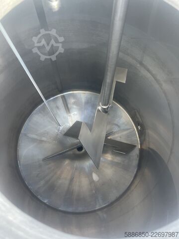 2000-Liter-Tank, isoliert, mit Rührwerk, aus Edelstahl (Inox)  