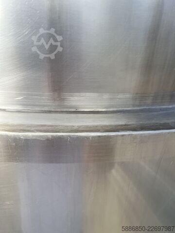 2000-Liter-Tank, isoliert, mit Rührwerk, aus Edelstahl (Inox)  