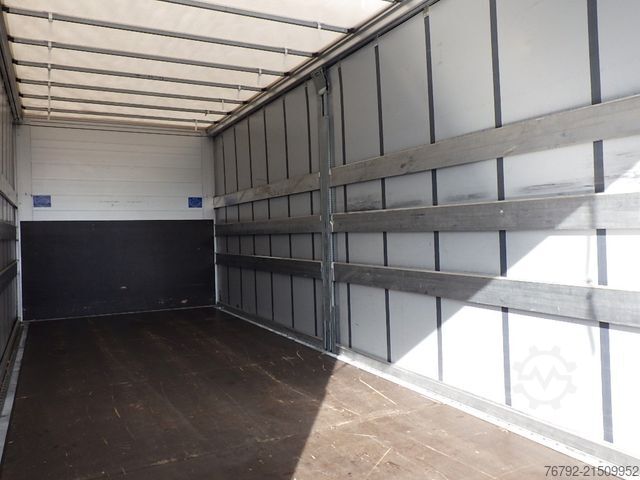 Plattewagen met zeil MERCEDES-BENZ 1327 L Atego 4 Pritsche 7,3m/LBW/AHK/Klima/55tkm