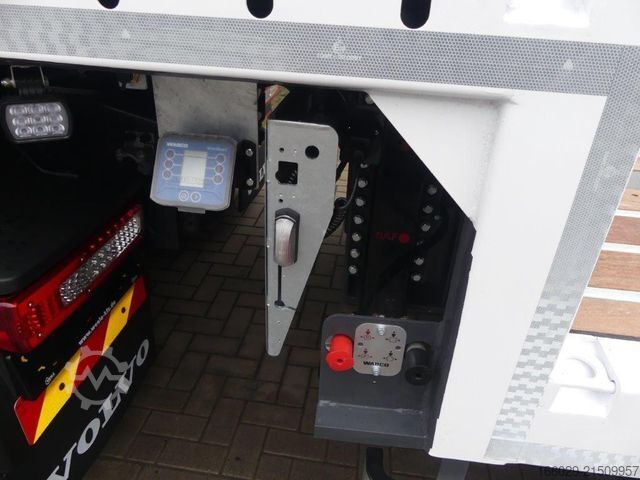 Dieplader oplegger  WIESE 3-Achs-Tieflader mit Rampen und Radmulden