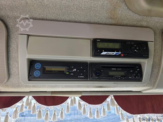 Flatbed truck with tarp IVECO 120E25 Pritsche&Plane,Ladebordwand 1,5 To