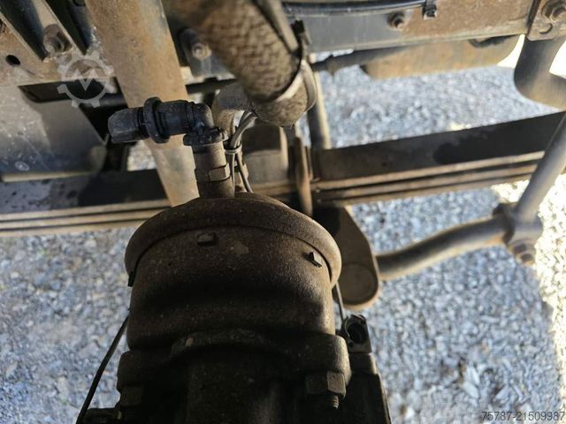 Flatbed truck with tarp IVECO 120E25 Pritsche&Plane,Ladebordwand 1,5 To